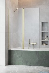 Radaway Nes Pnd II Brushed Gold parawan nawannowy 110cm lewy szczotkowane złoto 10009110-99-01L