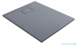 Oltens Bergytan brodzik prostokątny 120x90 cm RockSurface szary beton 15104700