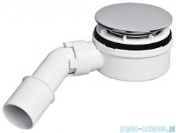 McAlpine Syfon brodzikowy 90'' pokrywa kolorze chrom HC2730LCPN-PB