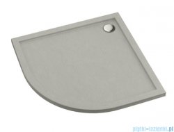 Schedpol Schedline Sharper Cement Stone brodzik półokrągły 90x90x4,5cm 3S.S1O-9090/CT/ST