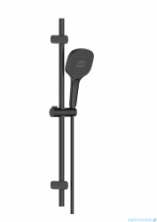 KFA MALAGA BLACK zestaw prysznicowy przesuwny czarny 841-352-81