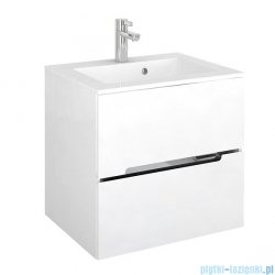 Oristo Silver szafka podumywalkowa wisząca 60x55x44cm biały połysk OR33-SD2S-60-1