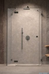 Radaway Essenza Pro Brushed GunMetal Kdj+S kabina 100x110x100cm lewa szczotkowany grafit 10097311-92-01L/10098100-01-01/10098100-01-01