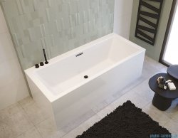 Riho Rethink Cubic Wall Plug&Play Back2Wall  180x80 cm wanna prostokątna przyścienna z półką B160023005