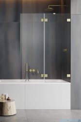 Radaway Essenza Pro Brushed Gold Pnd II parawan nawannowy 110cm prawy szczotkowane złoto 10102110-99-01R