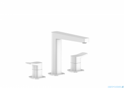 KFA MALAGA WHITE bateria umywalkowa 3-otworowa stojąca biały 4522-221-44