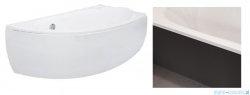 Piramida Obudowa czarny mat do Wanny Mini 150x70 Prawa OAM-150-MNPC