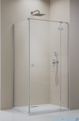 Radaway Essenza Kdj Brushed Nickel kabina 100x120cm prawa szczotkowany nikiel 1385040-91-01R/1384054-01-01