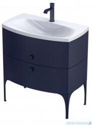 Oristo Louis szafka z umywalką 81x55x47 granatowy mat OR50-SD2S-82-14/UME-LU-82-93
