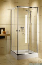 Radaway Classic C Kabina prysznicowa kwadratowa z drzwiami przesuwnymi 80x80 szkło grafitowe 30060-01-05