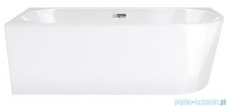 Corsan Intero Slim wanna asymetryczna lewa 150x74 cm biała + syfon E-230MNL