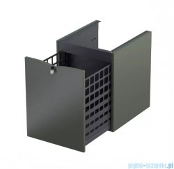 Oristo Siena szafka niska z koszem 40x50x45cm oliwkowy mat OR45-SN1S-40-17