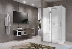 Novellini Glax 2 2.0 kabina z hydromasażem 120x80 lewa total biała G222P129ST1-1UU