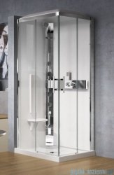 Novellini Glax 3 kabina prysznicowa masażowo-parowa 90x70 lewa chrom GL3A7099ST1N-1K