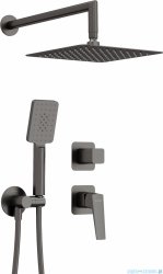 Deante Blur Zestaw prysznicowy podtynkowy titanium NQL_D9YK