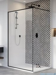 Radaway Modo New Black II 65x200 Frame kabina Walk-in czarny mat/szkło przejrzyste 389065-54-56