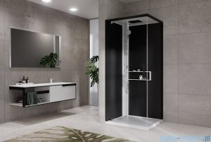 Novellini Glax 2 2.0 kabina z hydromasażem 90x90 lewa biała G22GF90ST1-1UH
