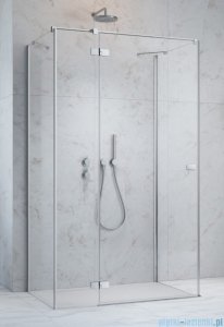 Radaway Fuenta Kdj+S kabina 100x80x100cm lewa chrom połysk szkło przejrzyste 1384052-01-01/1384021-01-01L/1384052-01-01