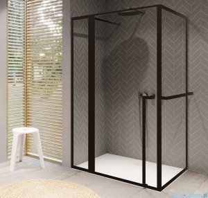 Riho Lucid GD203 kabina prysznicowa z wieszakiem 110x90cm czarna G005017121