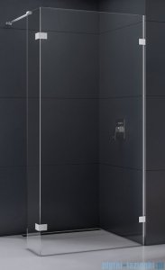 New Trendy Eventa kabina walk-in 140x200 cm jednoelementowa z dodatkową ścianką przejrzyste EXK-4636