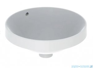 Geberit VariForm Umywalka okrągła wpuszczana w blat 40cm KeraTect 500.700.00.2