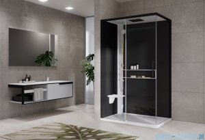 Novellini Glax 2 2.0 kabina masażowo-parowa 120x90 lewa biała G222P299ST5-1UH