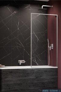 Radaway Modo F SL Brushed Nickel PNJ II parawan nawannowy 60cm prawy szczotkowany nikiel/przejrzyste 10406060-91-01R