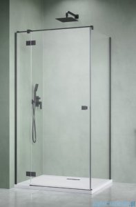 Radaway Essenza 8 Brushed GunMetal Kdj kabina 80x70cm lewa szczotkowany grafit 10480512-01-01L/10470237-92-01L/10113070-01-01