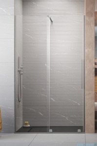 Radaway Furo Brushed Nickel DWJ drzwi prysznicowe 110cm lewe szczotkowany nikiel  10107572-91-01L/10110530-01-01