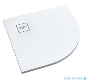 Schedpol Schedline Protos Smooth White  brodzik półokrągły 90x90x3,5cm 3SP.P1O-9090-M1