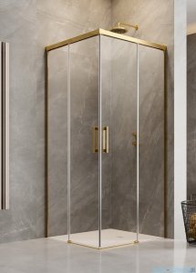 Radaway Idea Gold Kdd kabina 75x90cm złoty połysk/szkło przejrzyste 387066-09-01L/387060-09-01R