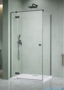 Radaway Essenza Kdj Brushed GunMetal kabina 120x120cm lewa szczotkowany grafit 1385042-92-01L/1384054-01-01