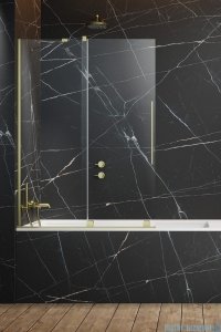 Radaway Furo Brushed Gold PND II parawan nawannowy 180cm lewy szczotkowane złoto 10109938-99-01L/10112894-01-01