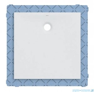 Geberit brodzik Olona 120x120cm z włókniną uszczelniającą biały 550.903.00.1
