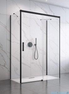 Radaway Idea Black Kdj+s kabina prysznicowa 100x130x100 prawa czarny mat/szkło przejrzyste 10116130-54-01R/387052-54-01L/10117100-01-01