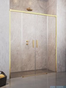 Radaway Idea Gold DWD drzwi wnękowe 190cm złoty połysk/szkło przejrzyste 387129-09-01