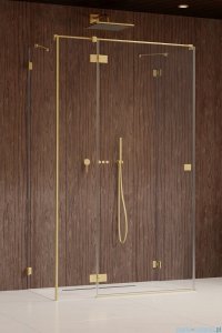 Radaway Essenza Pro Brushed Gold Kdj+S kabina 90x120x90cm lewa szczotkowane złoto 10097312-99-01L/10098090-01-01/10098090-01-01