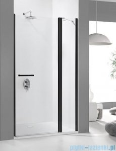 Sanplast Prestige III DJ2/PRIII drzwi skrzydłowe 110x195 cm czarny matowy 600-073-0810-59-401