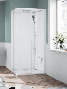 Novellini Glax 1 2.0 kabina standard 100x70 prawa biała G21A107DMF-1UU