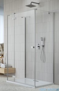 Radaway Essenza Brushed Nickel Kdj+S kabina 75x90x75cm lewa szczotkowany nikiel 1384049-01-01/1385020-91-01L/1384049-01-01