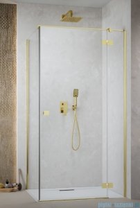 Radaway Essenza Kdj Gold kabina 120x90cm prawa szkło przejrzyste 1385042-09-01R/1384050-01-01