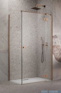 Radaway Essenza 8 Brushed Copper Kdj kabina 90x75cm prawa szczotkowana miedź 10480612-01-01R/10470237-93-01R/10113075-01-01