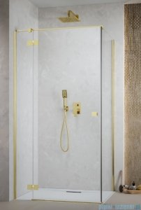 Radaway Essenza Kdj Gold kabina 120x80cm lewa szkło przejrzyste 1385042-09-01L/1384051-01-01