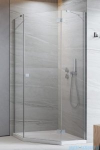 Radaway Essenza 8 Ptj kabina pięciokątna 90x90cm prawa szkło przejrzyste 10490000-01-01R/10490200-01-01