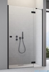 Radaway Essenza 8 Black Dwj drzwi wnękowe 110cm prawe czarny mat/szkło przejrzyste 10480712-01-01R/10460337-54-01R