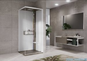 Novellini Glax 2 2.0 kabina z hydromasażem hydro plus 90x90 prawa corda G22GF99DM1L-1TU