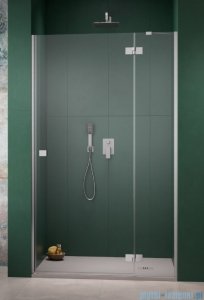 Radaway Essenza Brushed Nickel Dwj drzwi wnękowe 110cm prawe szczotkowany nikiel/szkło przejrzyste 1385015-91-01R