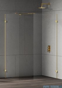 New Trendy Eventa Gold Shine kabina walk-in 130x80x200 cm przejrzyste EXK-4871