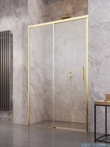 Radaway Idea Gold DWJ drzwi wnękowe 100cm lewe złoty połysk/szkło przejrzyste 387014-09-01L