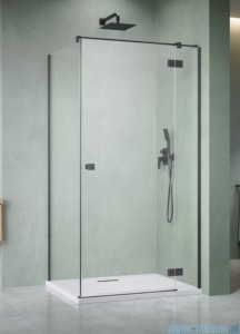 Radaway Essenza Kdj Brushed GunMetal kabina 90x110cm prawa szczotkowany grafit 1385044-92-01R/1384053-01-01